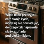 Ukryty cel szuflady pod piekarnikiem