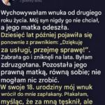 Babcia wychowała wnuka jak własne dziecko, zanim został jej odebrany